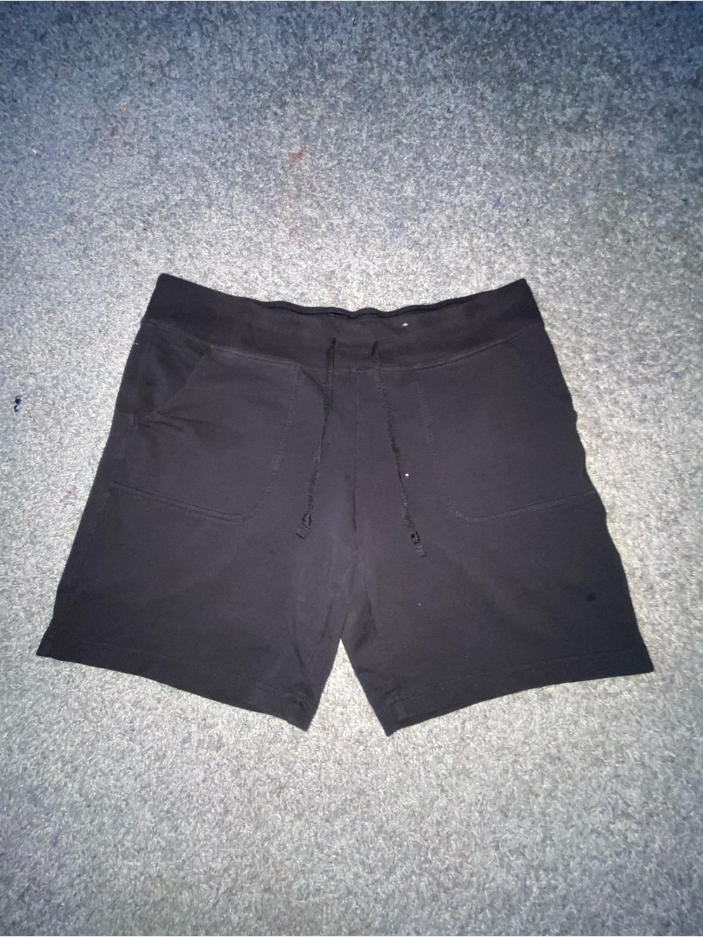 Athletic Works Black Drawstring Athletic Shorts